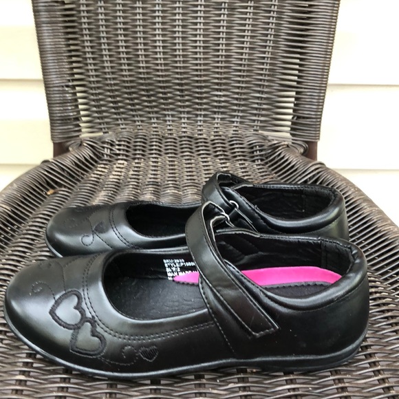 girls black mary jane shoes